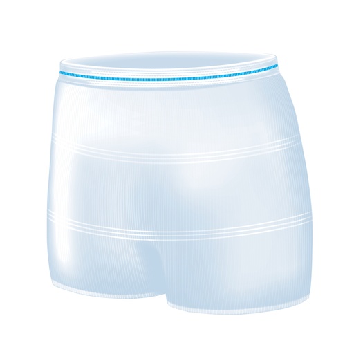 Attends Stretch Pants, Fixierhose, blau, M, 15 Stk.