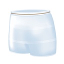 Attends Stretch Pants, Fixierhose, braun, L, 15 Stk.