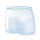 Attends Stretch Pants, Fixierhose, grün, XL, 15 Stk.