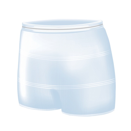 Attends Stretch Pants, Fixierhose, grau, XXXL, 15 Stk.
