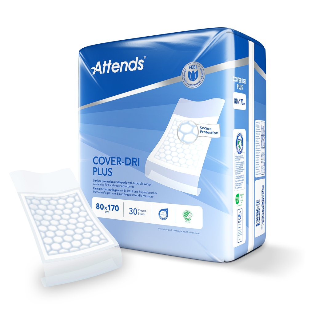 Attends Cover Dri Plus 80 x 170 cm, 30 Stk.