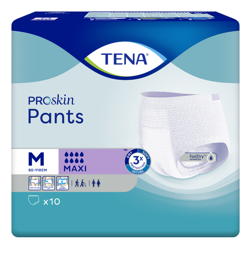 TENA Pants Maxi Proskin,  80-110 cm,  M, 10 Stk.