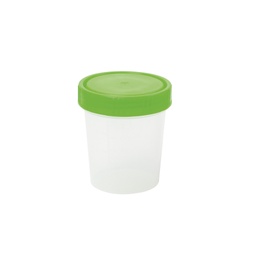 Urinbecher mit Schraubverschluss, grün, 100 ml, 50 Stk.