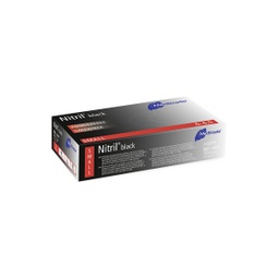 Nitril® Black, Untersuchungshandschuh Nitril, puderfrei, Schwarz Small (6-6,5), 100 Stk.