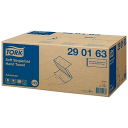 Tork Zickzack Handtuch, V-Falz, Advanced, 290163, Weiß, 2lg., 23x24.8cm,15x250 Stk.