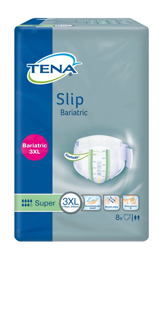 Tena Slip Bariatric Super 3XL, 8 Stk.