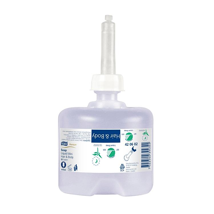 Tork, Hair & Body, Mini, 420602, Premium, S2, 475 ml