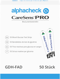 Teststreifen alphacheck CareSens Pro, 50 Stk.