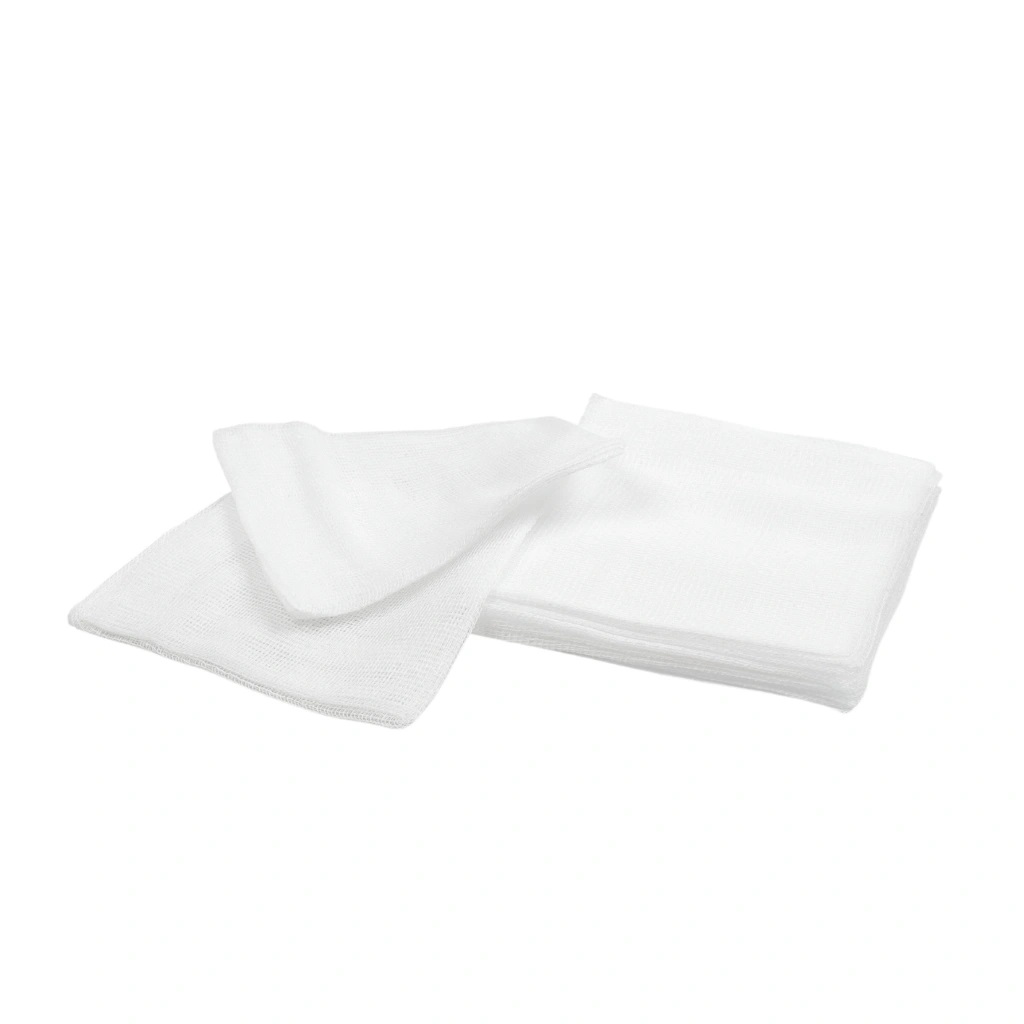 Gazekompresse/Vlieskompresse BeeSana Typ 17-fädig, steril, 8-fach, 10 x 10 cm, 100% Baumwolle, 25 x 2 Stk.