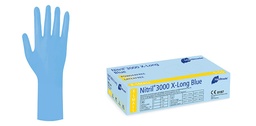 Nitril® X-Long, Blau, Untersuchungshandschuh, puderfrei, small, 100 Stk.