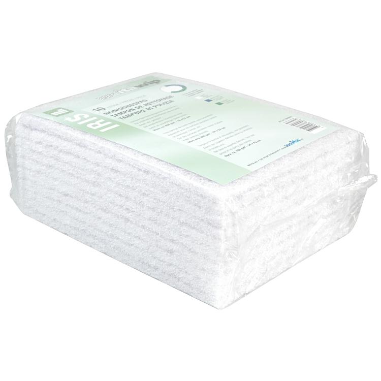 Iris Vliespads weiss. 160x220mm, Karton 10 x 10 Stk