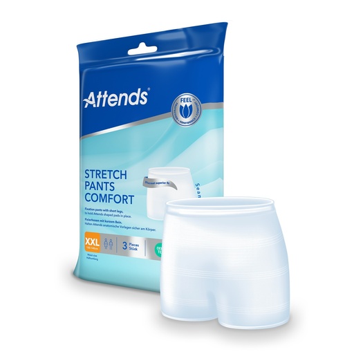 Attends Stretch Pants, Fixierhose Comfort, XXL, 3 Stk.