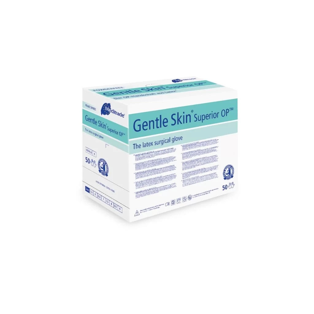 OP Handschuh Gentle Skin Superior, steril, Latex, puderfrei, ((Grösse 6)), 50 Paar pro Verpackung