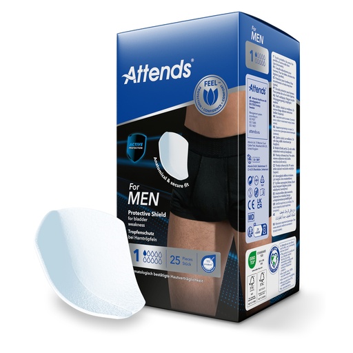[430012N] Attends For Men 1, 25 pezzi.