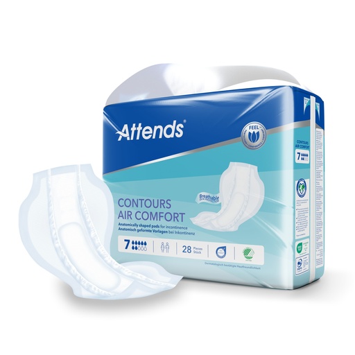 [430018N] Attends Contours 7 Air Comfort, 28 pièces