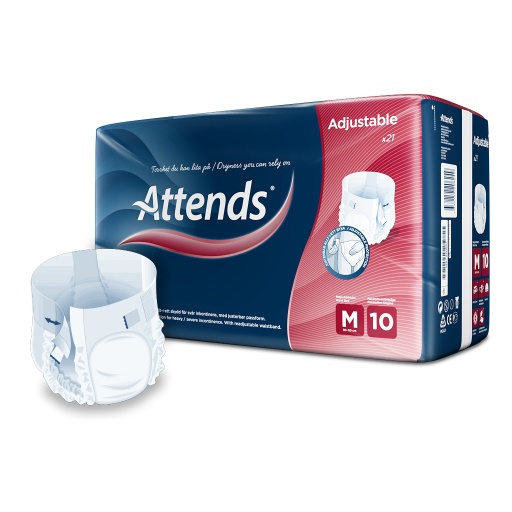 [430077N] Attends Adjustable 10, M, 21 Stk.