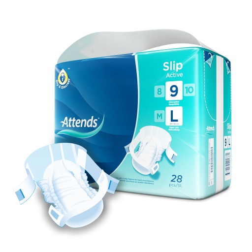 [430064N] Attends Slip Active 9 L, 28 pièces