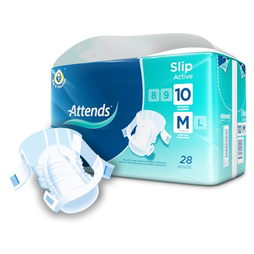[430065N] Attends Slip Active 10 M, 28 pcs.