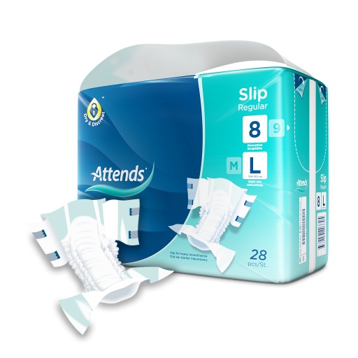 [430068N] Attends Slip Regular 8 L, 28 pièces