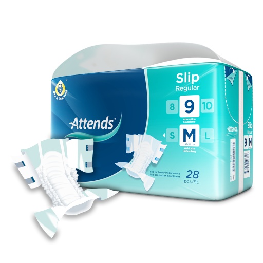 [430071N] Attends Slip Regular 9 M, 28 Stk.