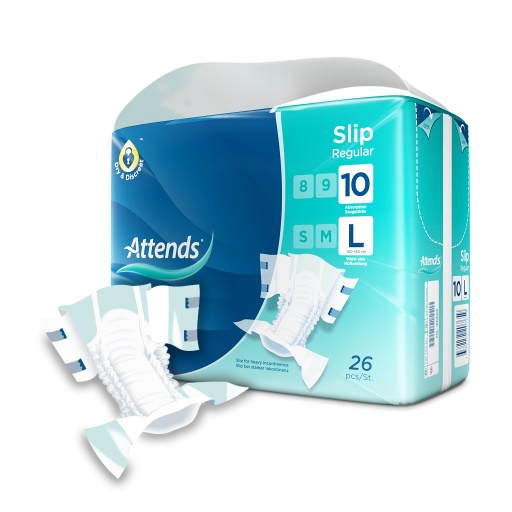 [430075N] Attends Slip Regular 10 L, 26 pz.