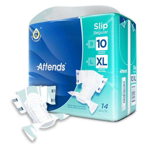 [430076N] Attends Slip Regular 10 XL, 14 Stk.