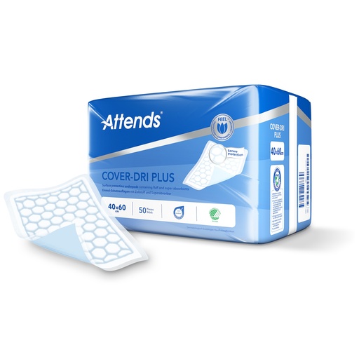 [430092N] Attends Cover Dri Plus 40 x 60 cm, 50 pcs.