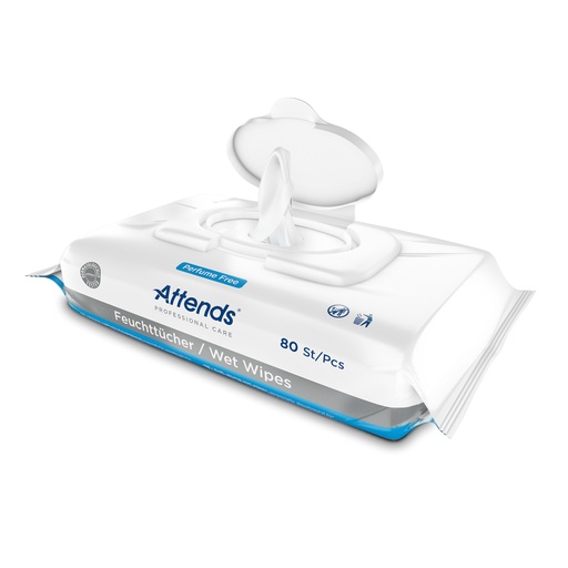 [430105N] Attends Feuchttücher, Wet Wipes, 80 Stk.