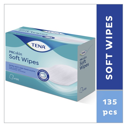 [432011N] TENA Soft Wipe, Proskin, 19 x 30 cm, 135 pcs.