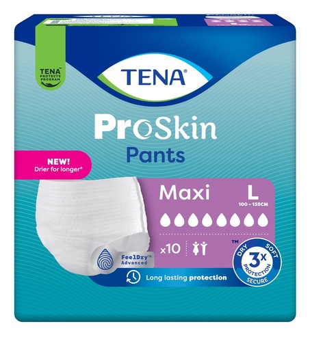[432027N] TENA Pants Maxi Proskin, 100-135 cm, L, 10 pz.