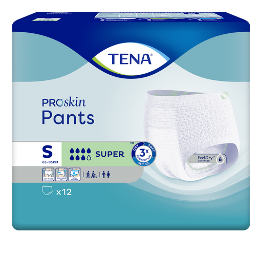 [432023-1N] TENA Pants Super Proskin,  65-85 cm,  S, 12 Stk.