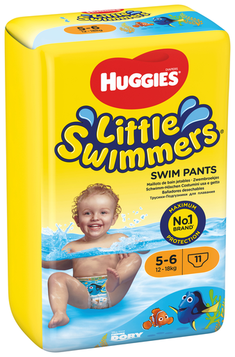 [433012N] Huggies Little Swimmers,  Gr. 5-6, 2920731, 11 Stk.