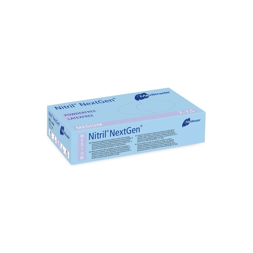 [470017N] Nitril® NextGen®, blu, guanto da esplorazione, senza polvere, medio (7-7,5), 100 pz.
