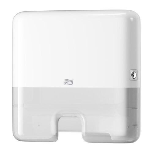 [700017N] Tork Xpress® Mini Spender für Multifold Handtücher, 552100, Elevation, 295x302x101mm, H2, weiss, 1 Stk.