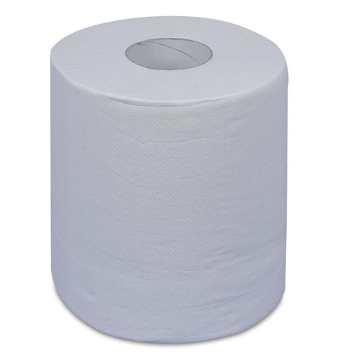 [700500N] zetRoll® Rouleau d'essuie-mains extra-blanc, 100% cellulose, 2 couches, 22 cm x env. 160 m, 6 pces