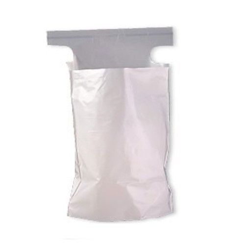 [720003N] Nachttisch-Abfallbeutel LDPE, weiss, 35 my, selbstklebend, 200x250 mm, Karton 1'000 Stk.