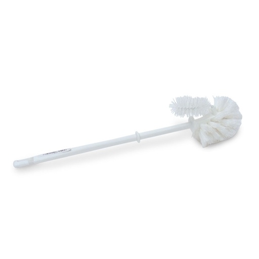 [800015N] Brosse WC extra avec nettoyeur de bords, 60167, blanc, 10 pces
