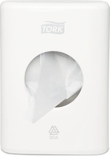 [700202N] Tork Distributeur de sacs hygiéniques, 566000, blanc, 1 pce