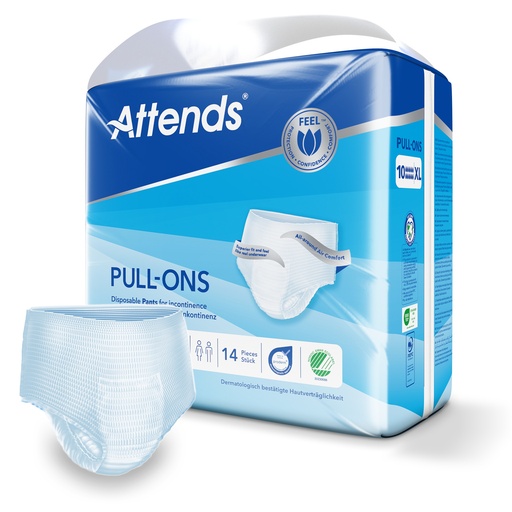 [430060-1N] Attends Pull Ons 10 XL, 14 pcs.