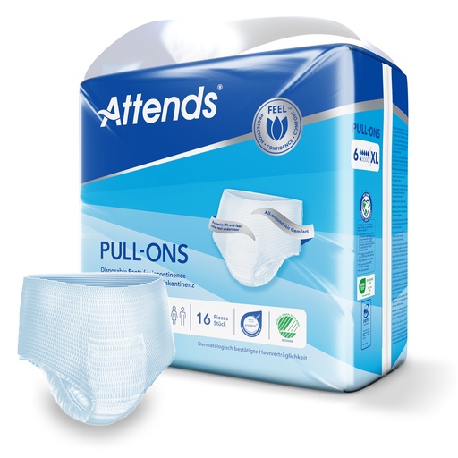 [430054-1N] Attends Pull Ons 6 XL, 16 pcs.