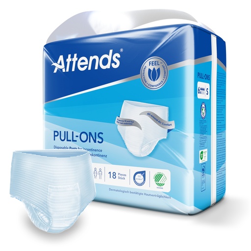 [430051-1N] Attends Pull Ons 6 S, 18 pièces