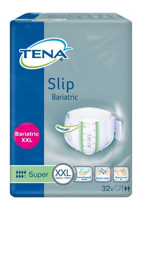 [432110N] Tena Slip Bariatric Super XXL, 32 pièces