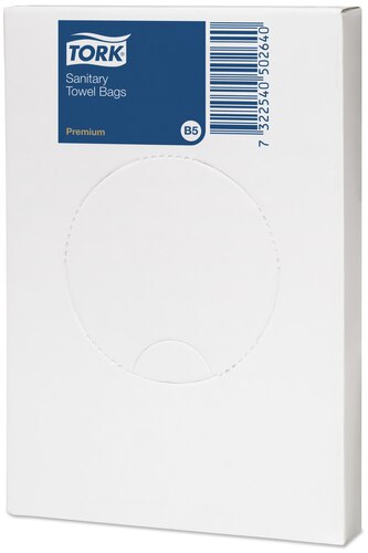 [700010N] Tork Hygienebeutel, 25 Stk./Rolle, 204041, weiss, B5, 25 Stk.