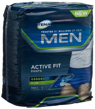 [432010-1N] TENA Men Active Fit, Pants Plus L/XL, 10 Stk.
