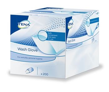 [432155N] TENA Wash Glove Extra, 16.5 x 25 cm, 200 pcs.