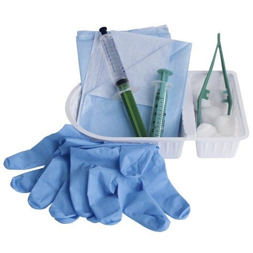 [480100N] GHC catheter insertion set CARE Set, incl. lubricant Lubricare 6 ml, sterile
