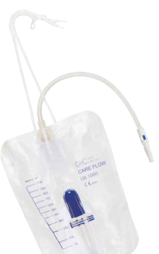 [480230N] GHC Beinbeutel CAREFLOW UB 1000, 1000ml, 30cm, steril