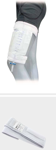 [480302N] GHC Velcro leg bag strap CARE FIX, universal