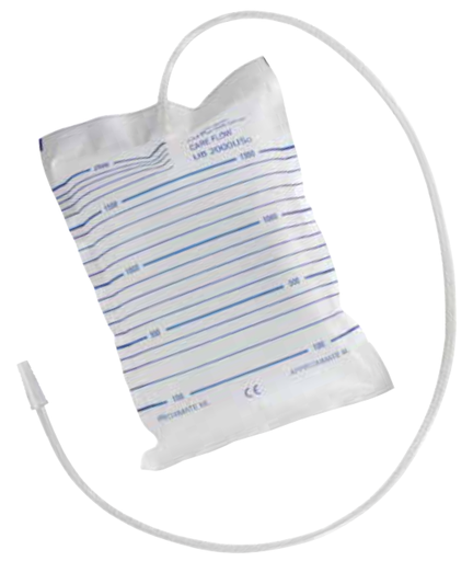 [480247N] GHC Disposable bed bag CAREFLOW UB 1500USo, 1500ml, 90cm