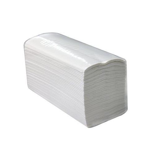 [700203-1N] Essuie-mains, pliage en C, blanc, 2 plis, 23 x 24 cm, 20 x 144 pcs.